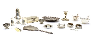 Lot 62 - A collection of silver items