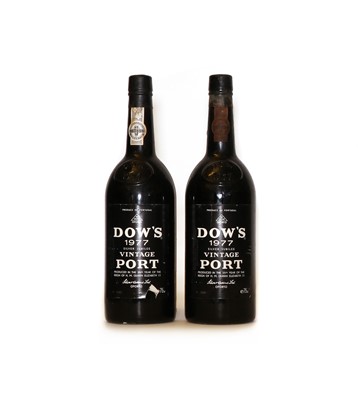 Lot 263 - Dows, Vintage Port, 1977, (2)