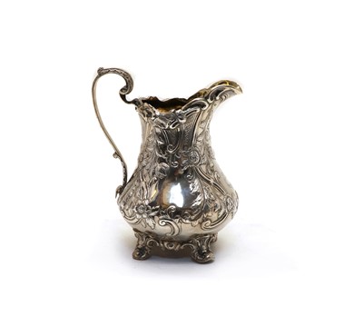 Lot 24 - An early Victorian silver cream jug