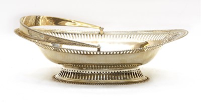 Lot 61 - A silver basket