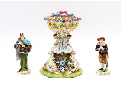 Lot 262 - A pair of Crown Derby actors