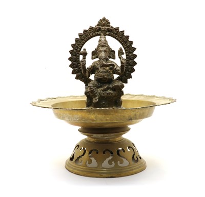 Lot 160A - A brass altar stand
