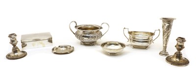Lot 68 - A collection of silver items