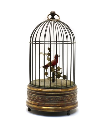 Lot 120 - A singing bird automaton