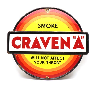 Lot 198 - An enamel advertising sign