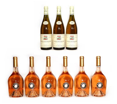 Lot 232 - Miscs Wines: Louis Carillon et Fils, 2000, (3) and Jolie-Pitt & Perrin, 2014, (6)