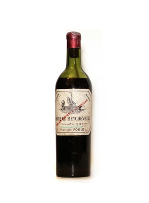 Lot 83 - Chateau Beychevelle, 4eme Cru Classe, Saint Julien, 1945, (1)