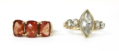 Lot 165 - Two 9ct gold rings