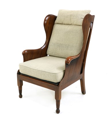Lot 279 - An interesting rosewood arm chair