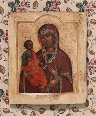 Lot 72 - An icon of the Three-Handed Mother of God