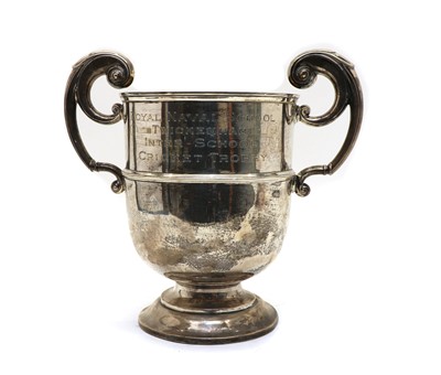 Lot 7 - Royal Naval School Twickenham Inter School cricket trophy