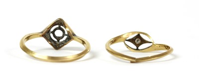 Lot 172 - Two gold rings