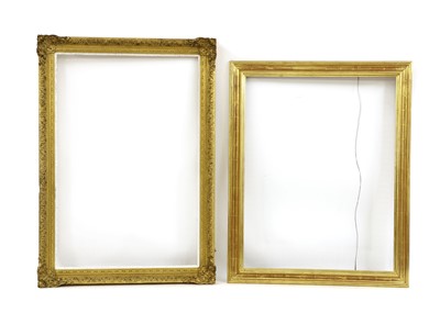 Lot 560 - A large gilt gesso frame