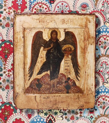 Lot 81 - An icon of St John the Forerunner