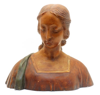 Lot 125 - A Rennaisance style pottery bust