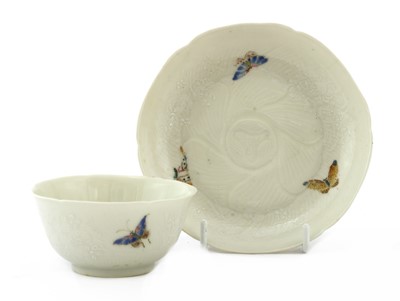 Lot 40 - A Chinese famille rose cup and saucer