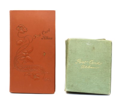 Lot 153 - Two Edwardian postcard albums