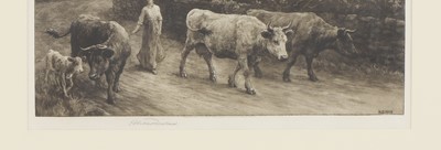 Lot 663 - Herbert Thomas Dicksee RE (1862-1942)