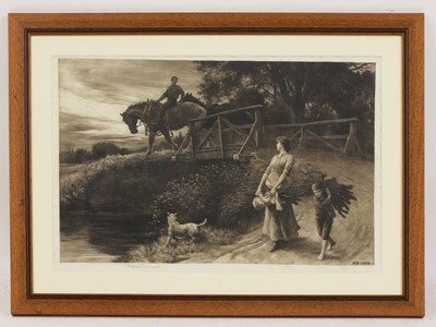 Lot 663 - Herbert Thomas Dicksee RE (1862-1942)