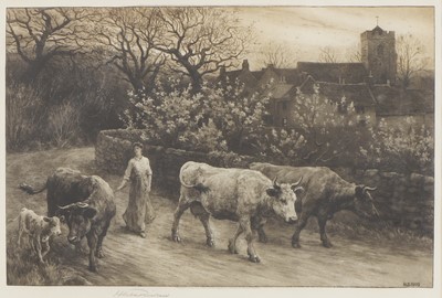 Lot 663 - Herbert Thomas Dicksee RE (1862-1942)