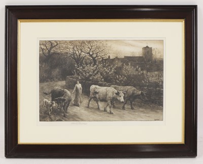 Lot 663 - Herbert Thomas Dicksee RE (1862-1942)