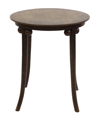Lot 11 - A Thonet Jugendstil bentwood side table