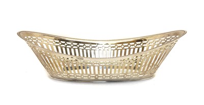 Lot 28 - A late Victorian silver basket