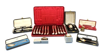 Lot 44 - A collection of silver flatware