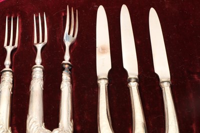 Lot 44 - A collection of silver flatware
