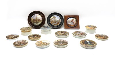 Lot 95 - A collection of pot lids