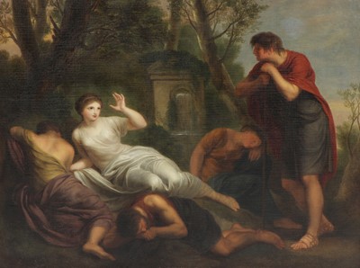 Lot 524 - Attributed to Andries Cornelis Lens (Flemish, 1739-1822)