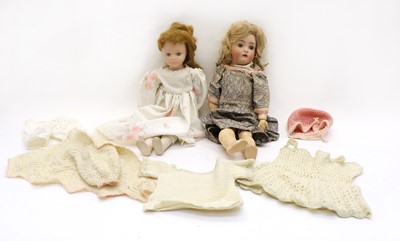 Lot 147 - A Simon Halbig bisque head doll
