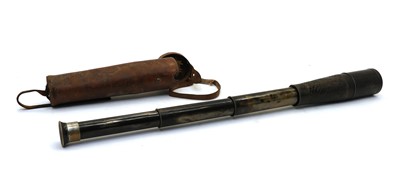 Lot 156 - A three drawer telescope