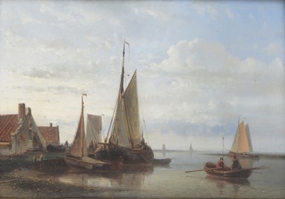 Lot 573 - Abraham Hulk (Dutch, 1813-1897)