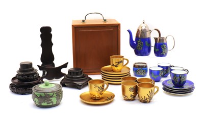 Lot 80 - A Royal Doulton coffee set
