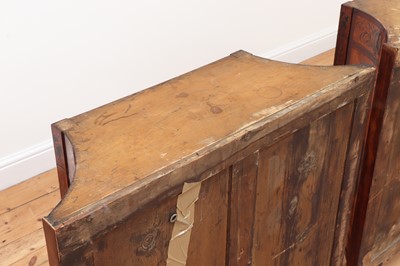Lot 70 - A pair of George III satinwood and crossbanded pier cabinets
