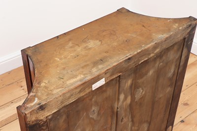 Lot 70 - A pair of George III satinwood and crossbanded pier cabinets