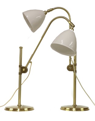 Lot 627 - A pair of contemporary Bestlite lamps