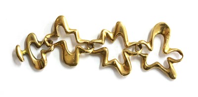 Lot 16 - Four 18ct gold Georg Jensen links