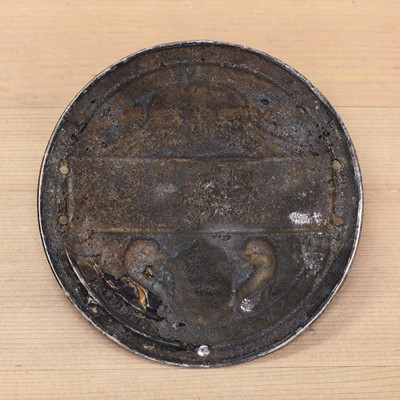 Lot 370 - A silver plate on copper Free Waterman fireman's badge