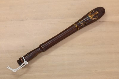Lot 453 - A Victorian turned wooden truncheon
