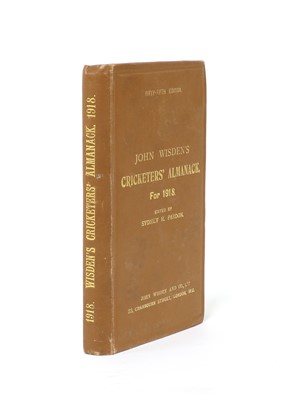 Lot 64 - WISDEN Cricketers' Almanack: 1918