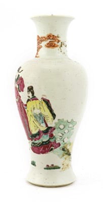 Lot 47 - A Chinese famille rose vase