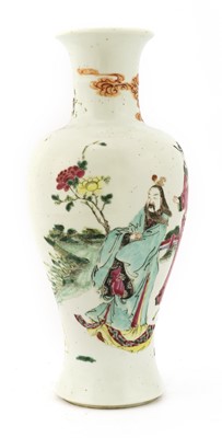 Lot 47 - A Chinese famille rose vase