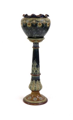 Lot 470 - A Royal Doulton stoneware jardiniere