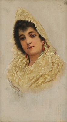 Lot 612 - Alfredo Florez Gonzales (Spanish, 19th/20th century)