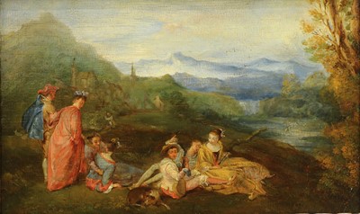 Lot 580 - After Jean-Antoine Watteau