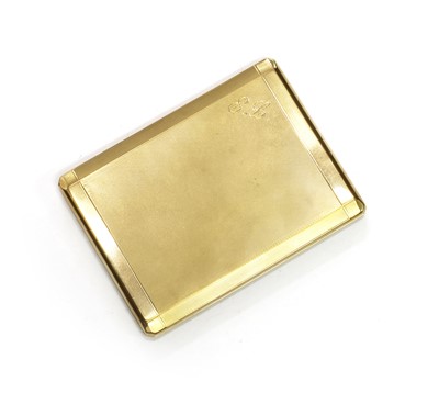 Lot 277 - A 9ct gold cigarette case