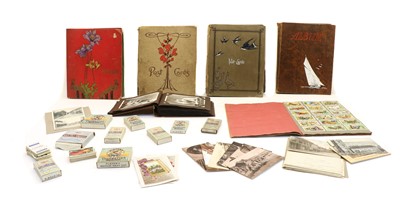 Lot 226 - Five albums of Victorian and early 20th century postcards