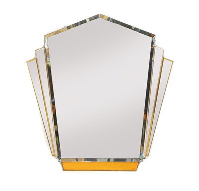 Lot 634 - An Art Deco wall mirror
